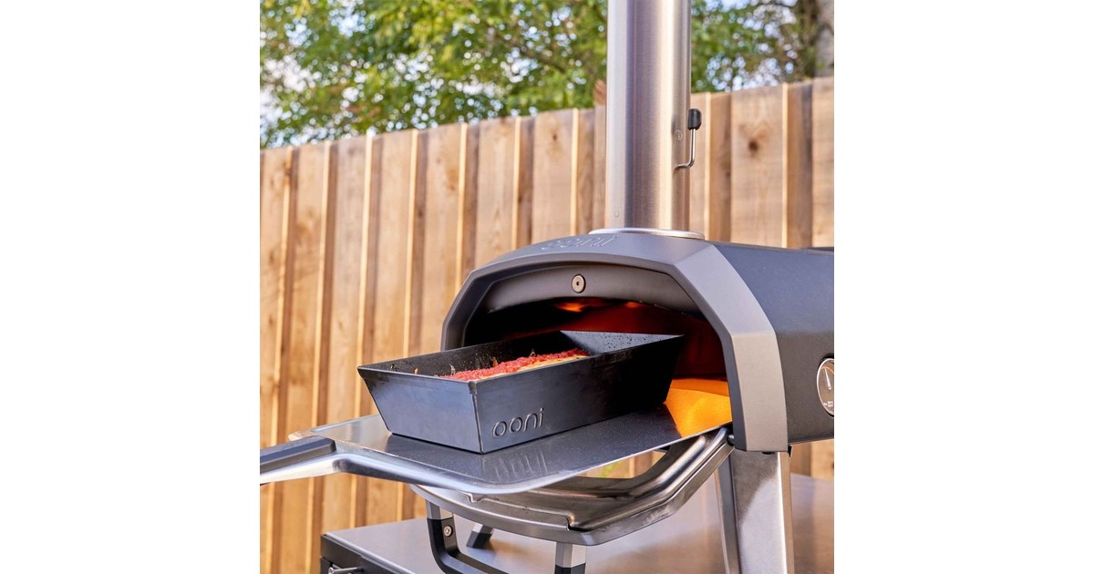 OoniDetroit Style Pizza Pan Medium (32cm x 24cm) bakvorm  (Grijs/zilver, Incl. deksel)