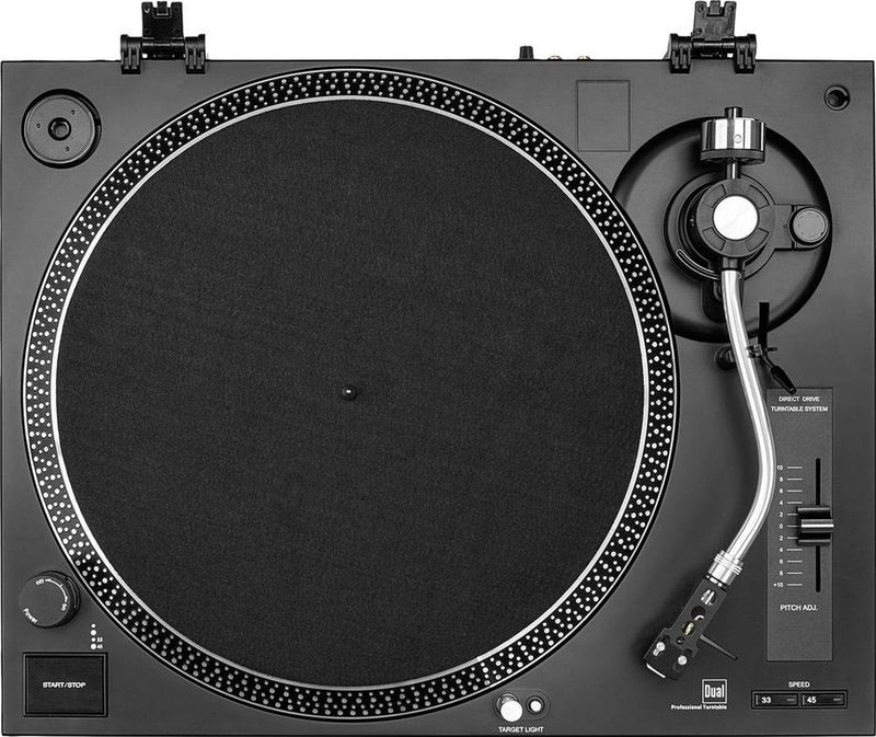 Dual - Platenspeler - Zwart - Handmatig - Met USB-aansluiting