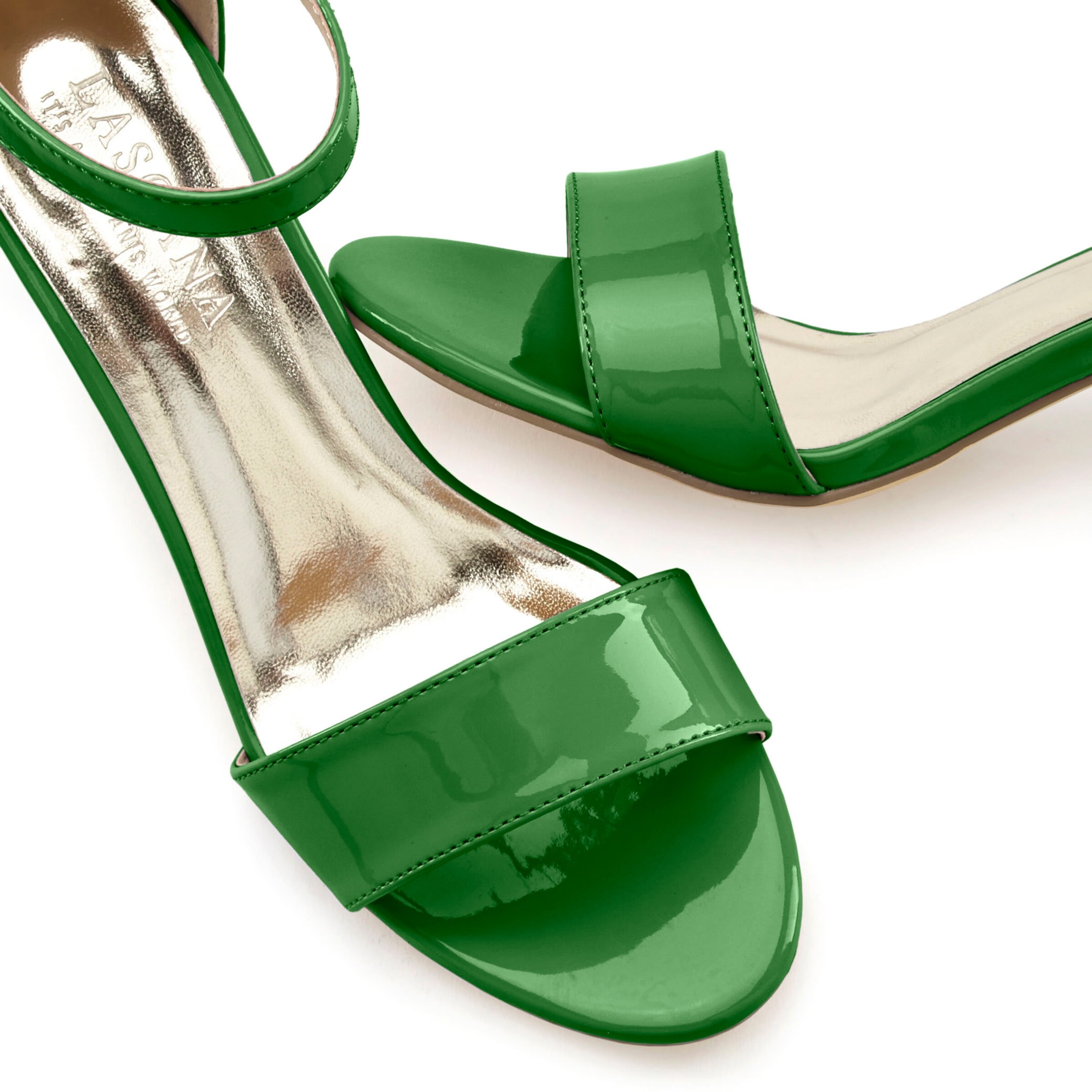 LASCANA High-Heel-Sandalette in grün