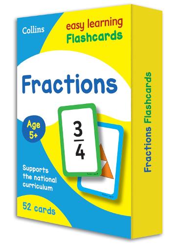 Fractions Flashcards: Ideal for Home Learning - Collins Easy Learning KS1