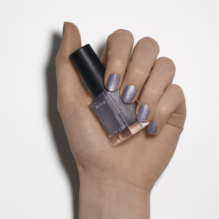 Nilens Jord Nail Polish Lilac Glitter