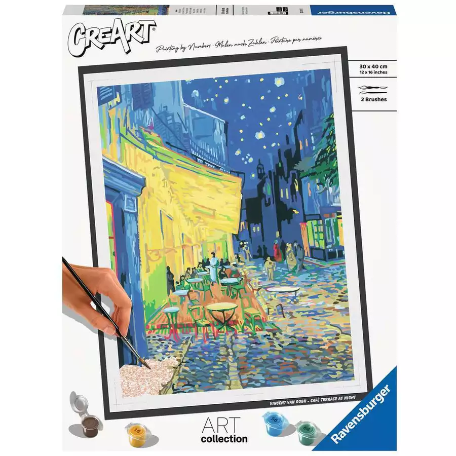Ravensburger ART Collection: Café Terrace at Night (Van Gogh) bunt