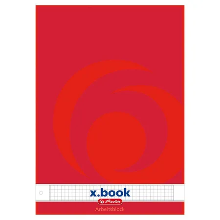 Herlitz Arbeitsblock A4 FSC-Mix 50 Blatt Kariert