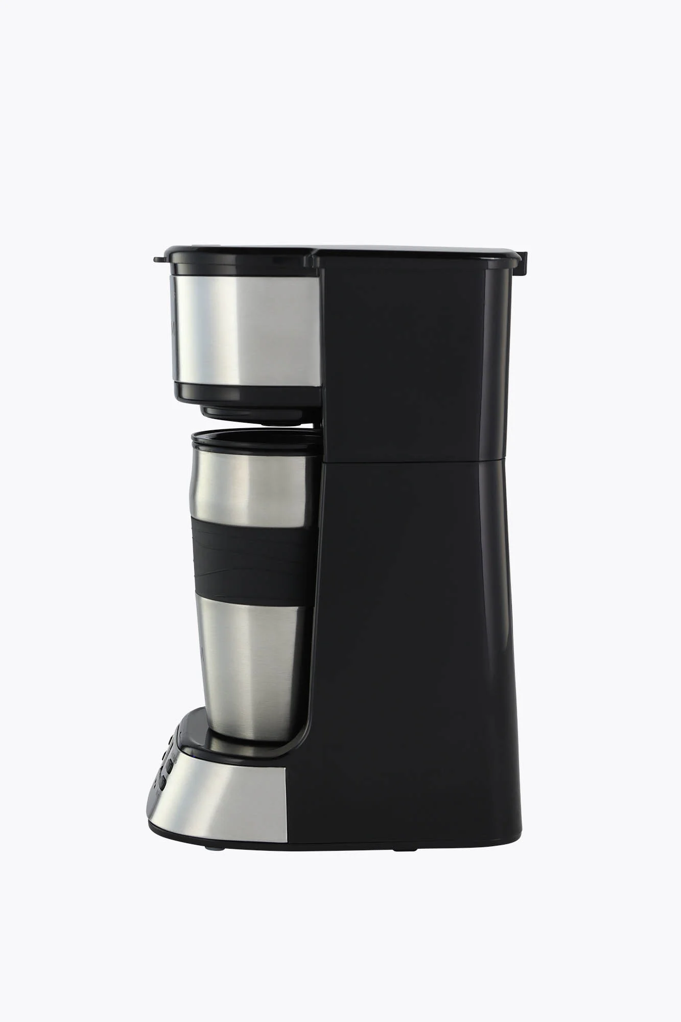 BEEM Single-Kaffeemaschine Thermo2Go 750W Edelstahl/Schwarz