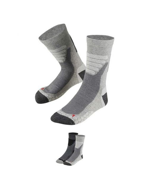 Xtreme Walking Socks All Weather 2-Pack Zwart&Grijs - Sokken