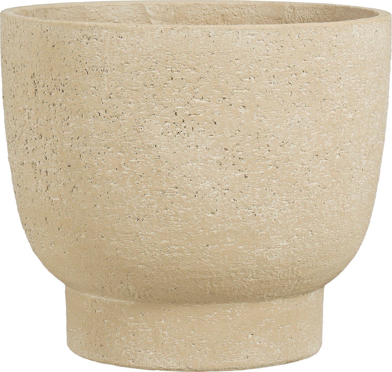 Mica Decorations bloempot Davy crème D 47 H 41 cm