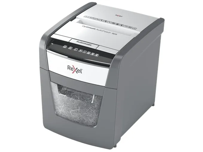 Makulator Rexel Optimum AutoFeed  50X krydsmakulering 4x28 mm (P-4)