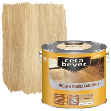 CetaBever Vloer- & Parketlak zijdeglans transparant blank 2,5 liter