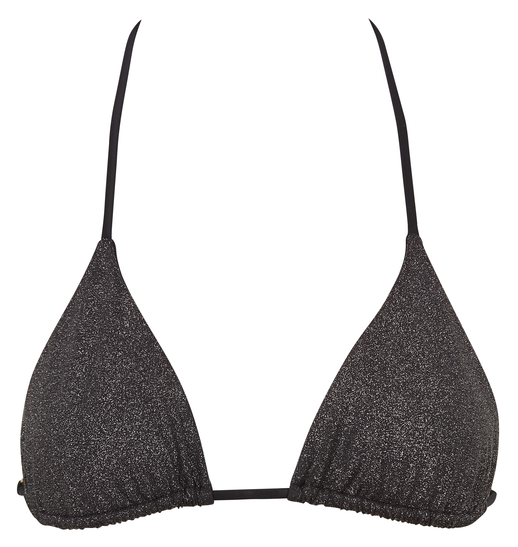 CLAUDIA - Haut de maillot de bain pailleté | Noir