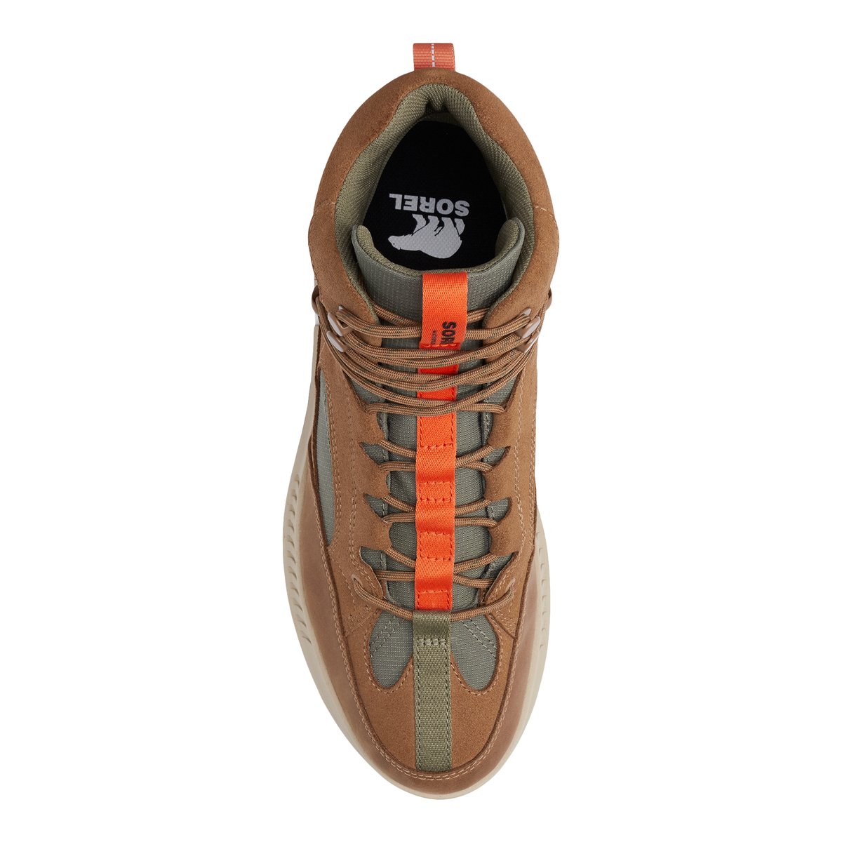 SOREL-Mchill_trace-Bottes d'hiver - Semelle tracteur - Cognac
