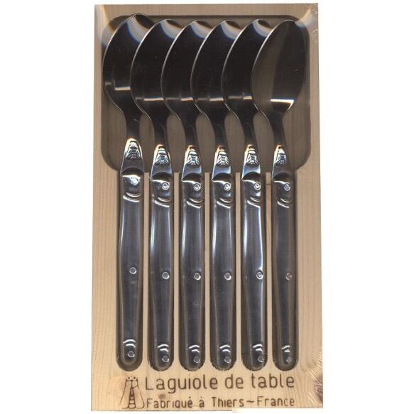 Coffret 6 cuillères de table - Laguiole Inox