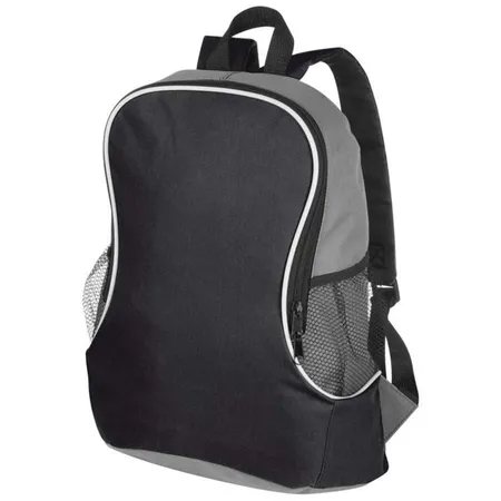 Macma Rucksack mit Seitenfächern / aus Polyester / Farbe: schwarz