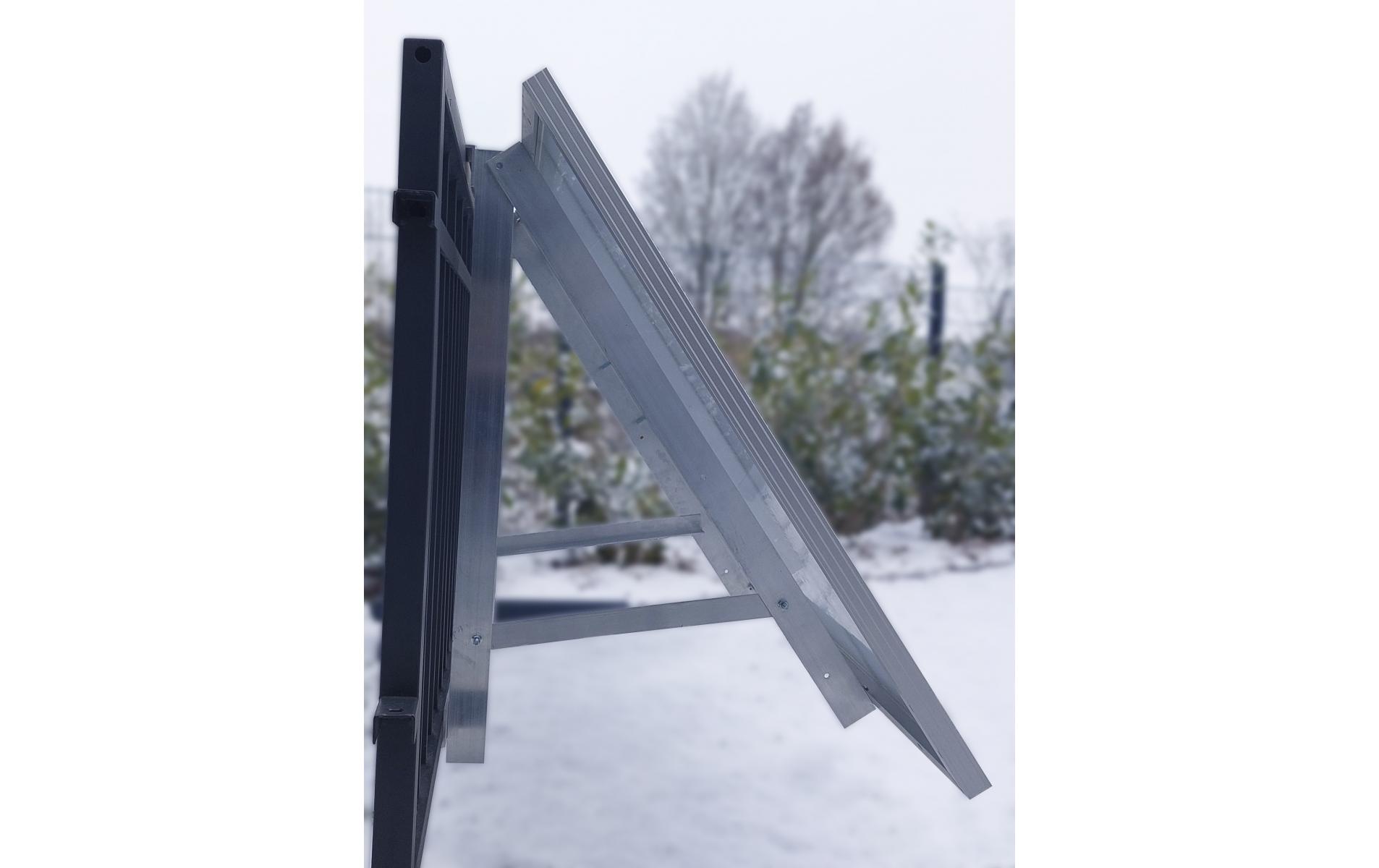 Solar Halterung TX-230 für Balkon, Boden, Wand 2-Sets<br>Balkongeländer-Halterung für Solarmodule