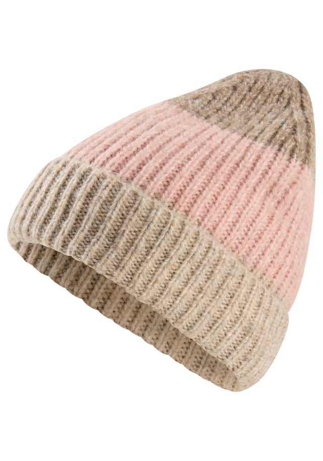 Laura Scott Strickmütze , mit coolem Colorblocking - NEW