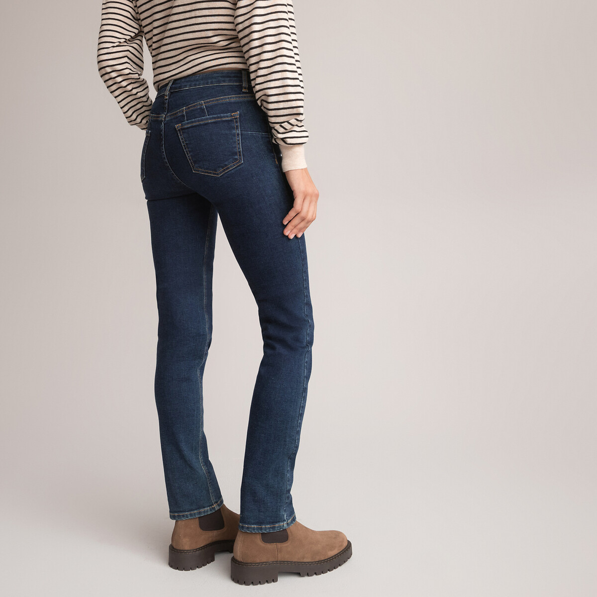COLEÇÕES LA REDOUTE<br>Jeans Rechte push-up conforto extra