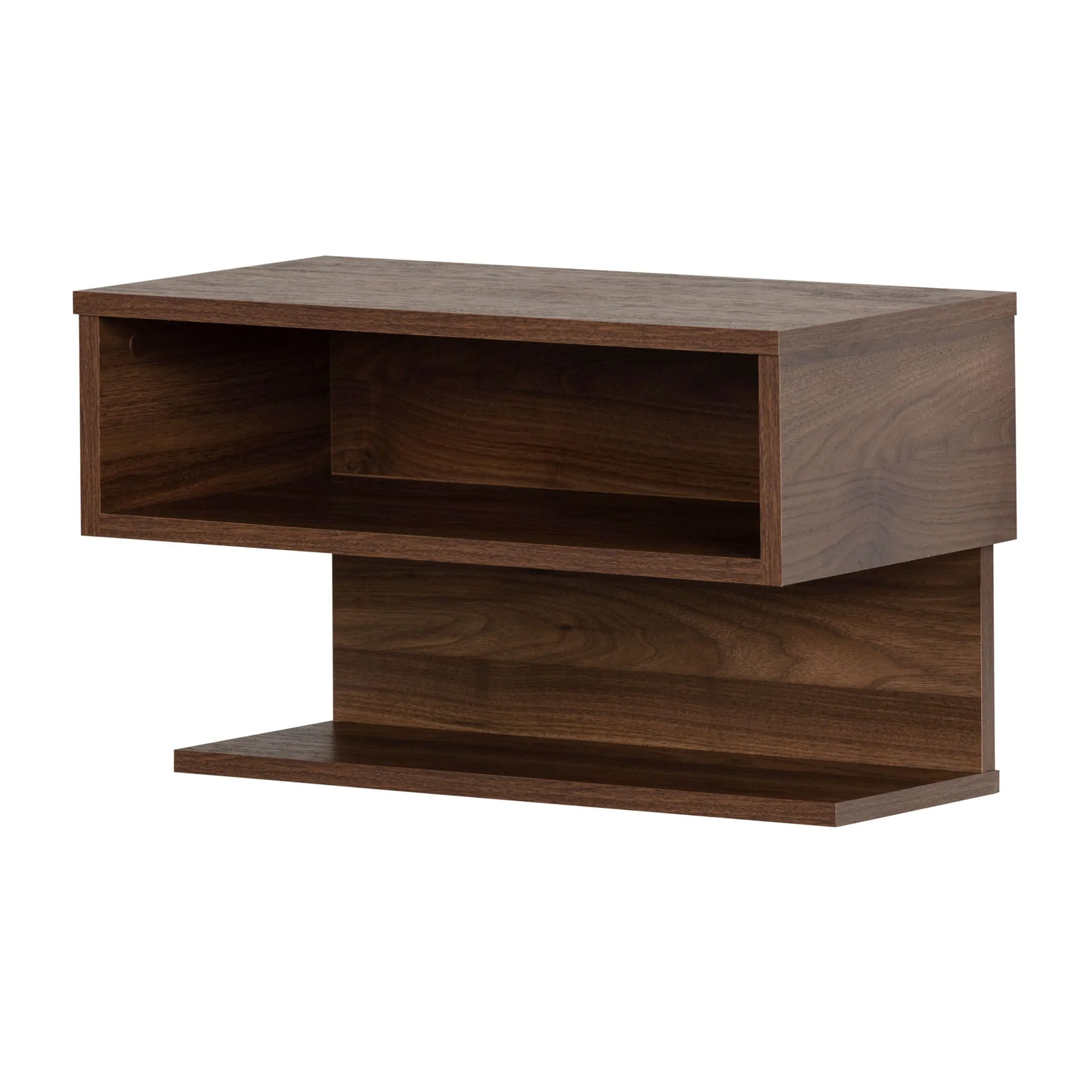 South Shore Table de Nuit - Sazena Noyer Naturel