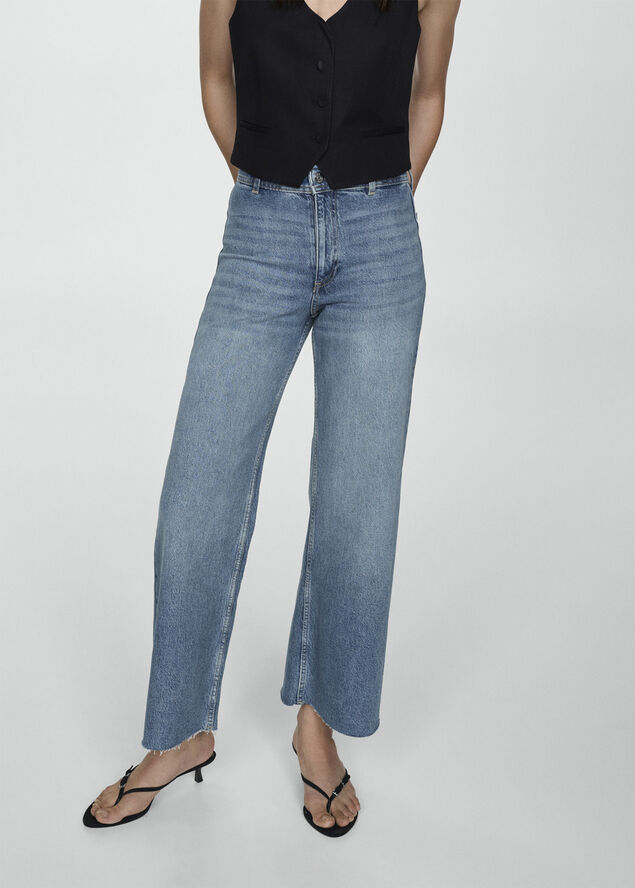 MANGO JEANS. -- CATHERIN Open blue
