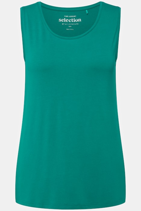 Top, Classic Fit, Rundhals, Stretch, breite Träger, ärmellos