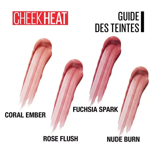 Maybelline New York Cheek Heat Blush em Gel-Creme N°20 Rose Flush 10ml