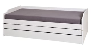 Stauraum-/Funktionsbett JANNES 90 x 200 cm weiß
