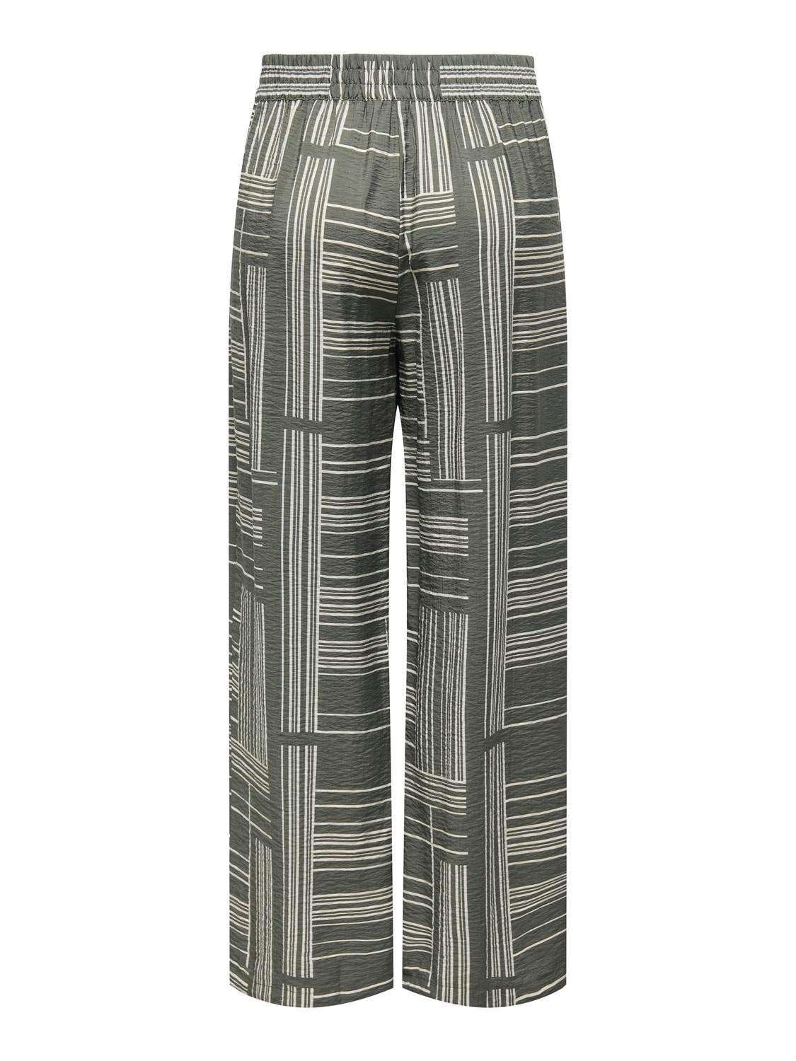 JDYTROYA Mittlere Taille Gerade geschnittener Slim Fit Hose Kambaba