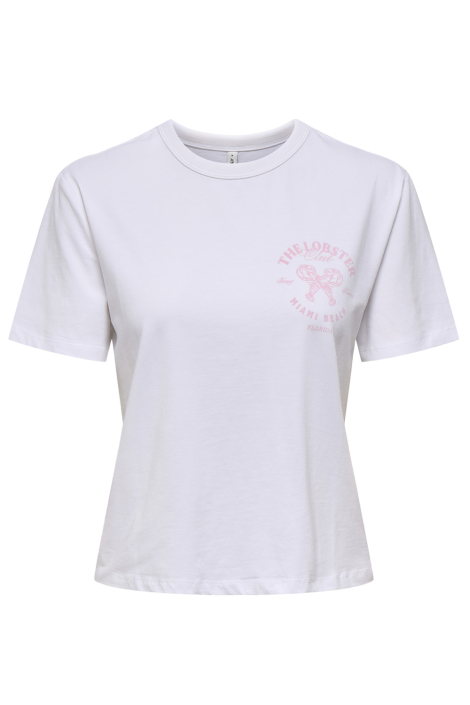 Only witte dames t-shirt