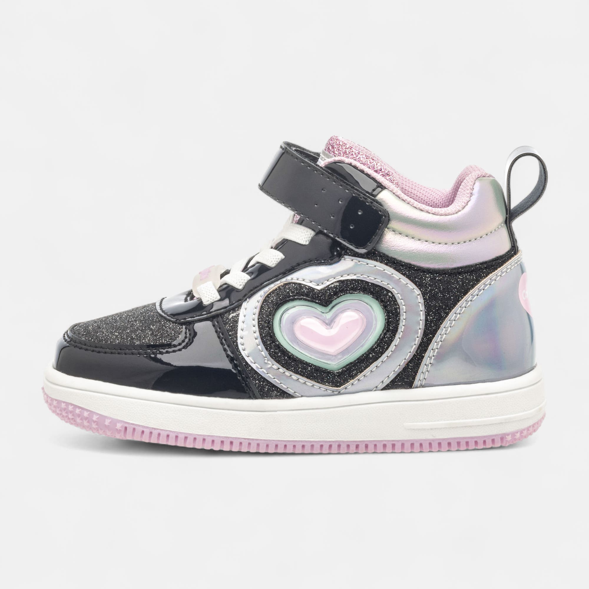 Baskets hautes Fille noir