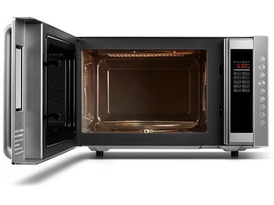 Medion Mikrowelle mit Grill MD 17495 Grau Kombination aus Mikrowelle, Grill und Ofen