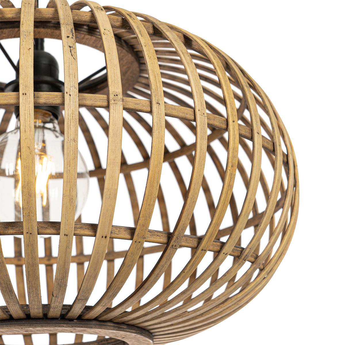 Oosterse hanglamp bamboe 44 cm - Amira