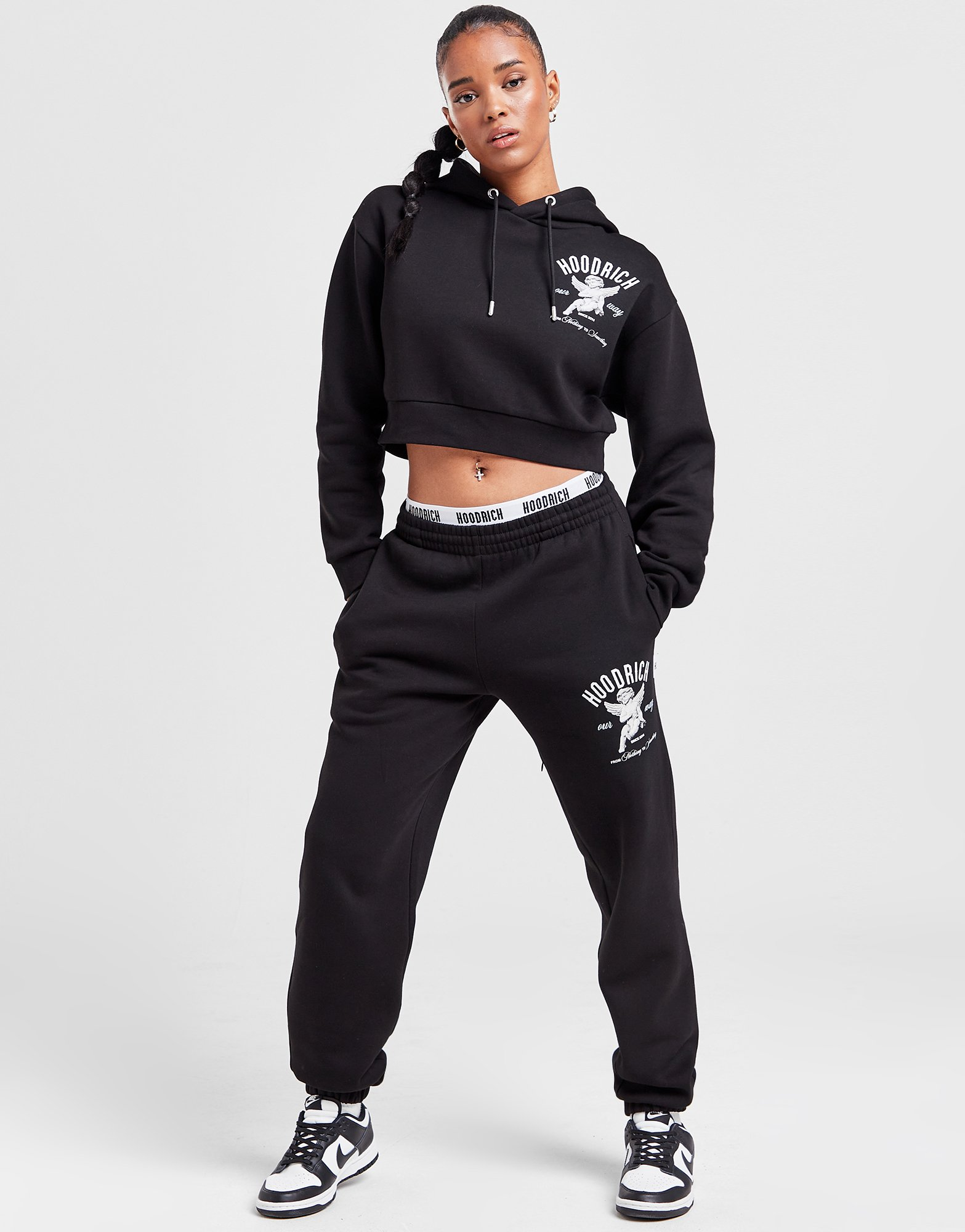Hoodrich Sweat à Capuche Court Glow Femme