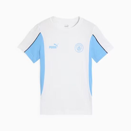 MCFC ftblARCHIVE Tee PUMA White-Team Light Blue