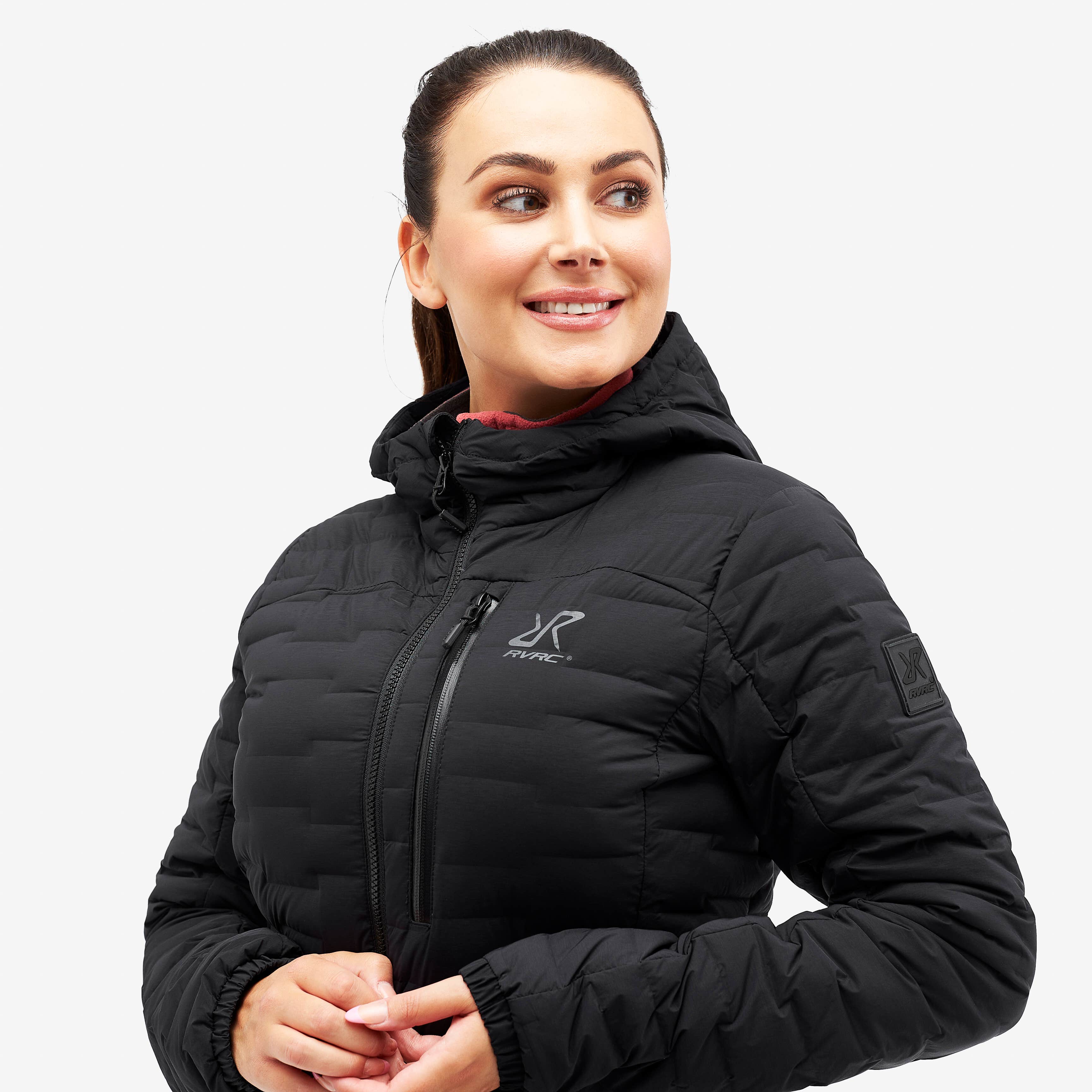 Flex Stretch Down Jacket Dame Black
