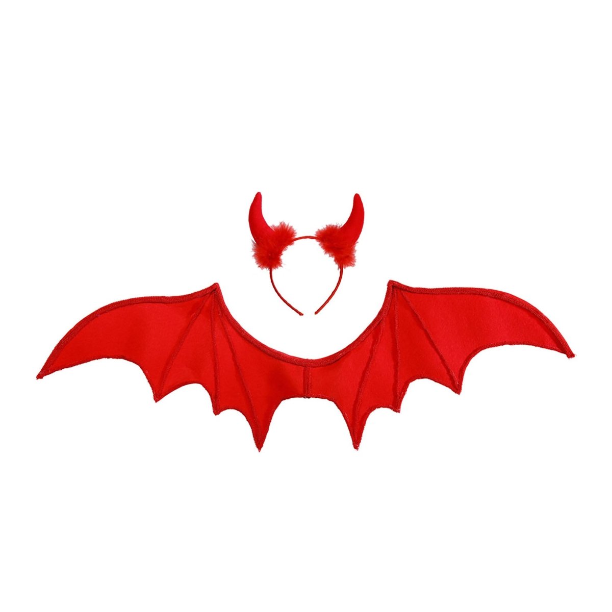 Halloween Accessoireset Rood Duivel 2 delig