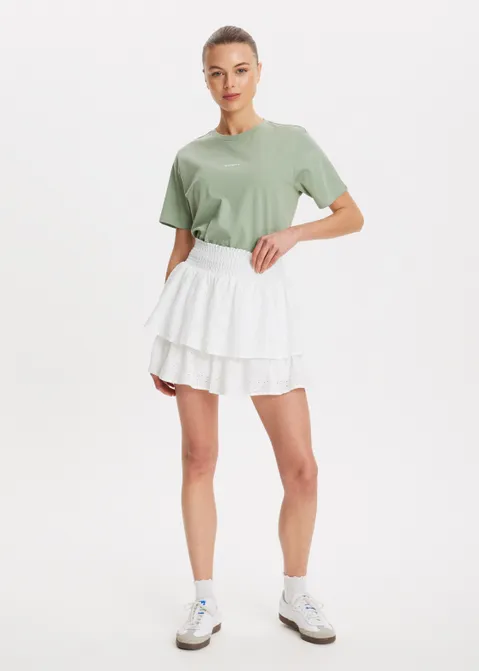 Rok met broderie wit (WIT)