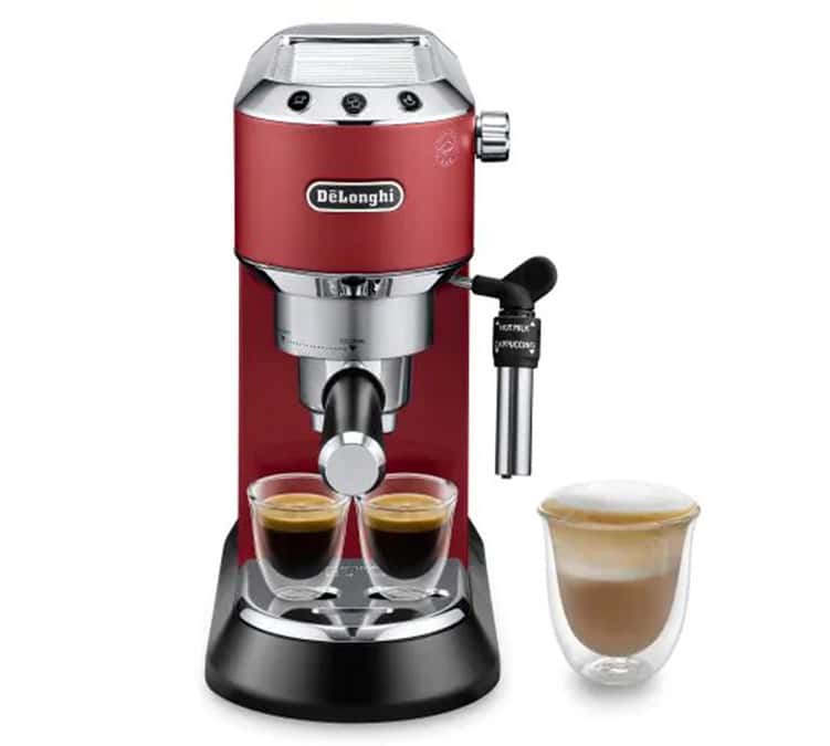 Machine expresso DELONGHI Dedica EC695.R Rouge