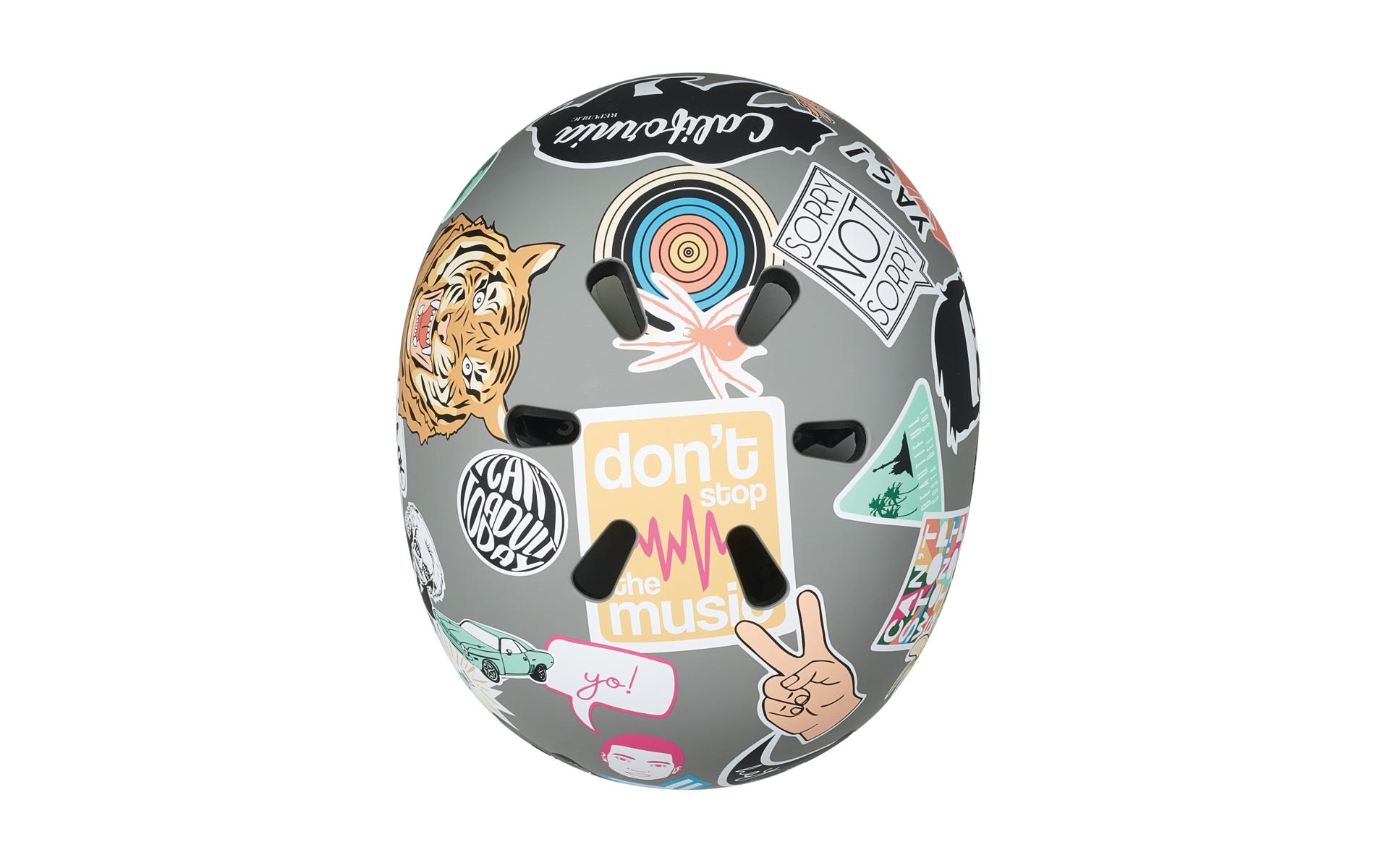 Kinderhelm Sticker M GrauSkate- & Velohelm