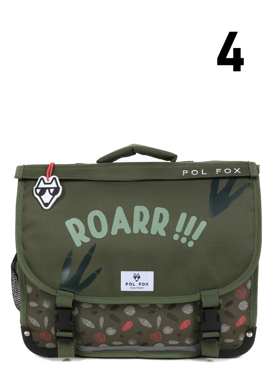 Cartable RÀversible Pol Fox Dino Ride 38 cm