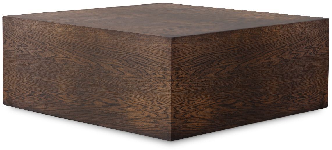 Salontafel bruin Felix B100 x D100 x H40 cm