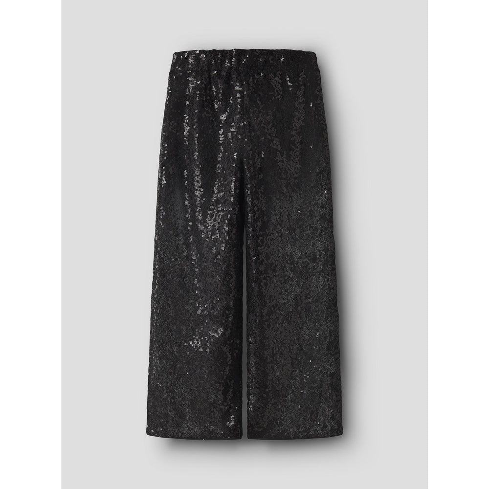 Køb Name It Black Nkfrokia Wide Lace Bukser