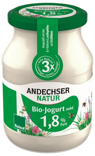 Andechser BIO fettarmer Jogurt mild 1.8% (Mehrweg)