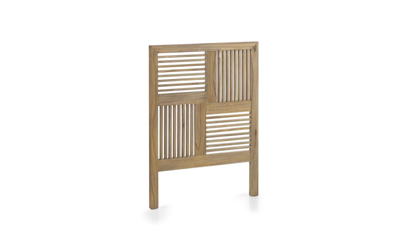 Tête de lit bois marron 100x4x135cm