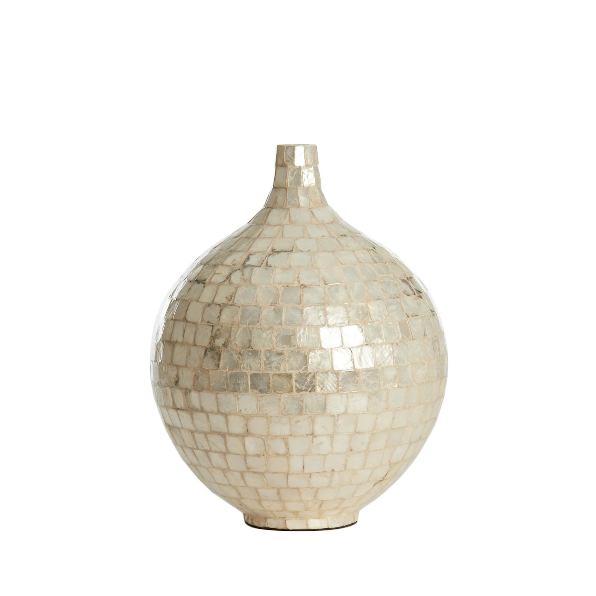 Light & Living Vaas Elorza - CrÃ¨me - Ã28cm
