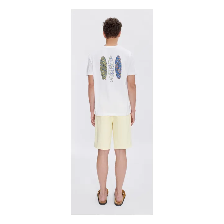 A.P.C. T-shirt Wave Coton Bio | Blanc