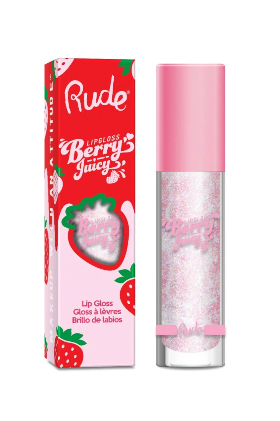 Rude Cosmetics Berry Juicy Lip Gloss crystalize