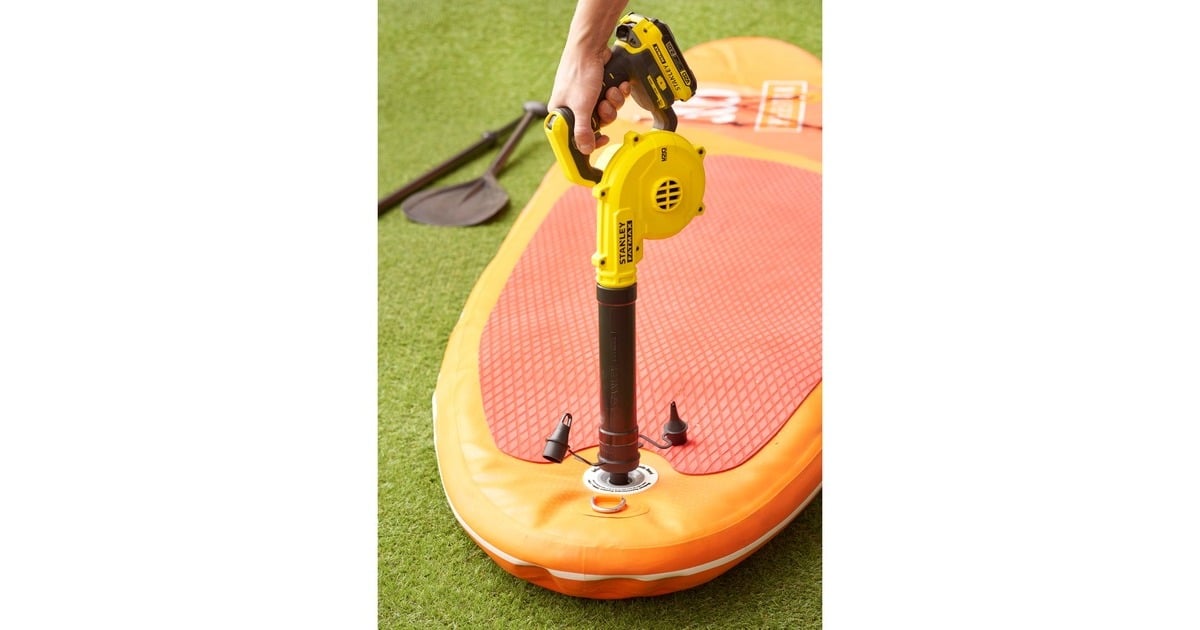StanleyFATMAX V20 18V Compacte Bladblazer Solo  (Geel/zwart, Accu en oplader niet inbegrepen)