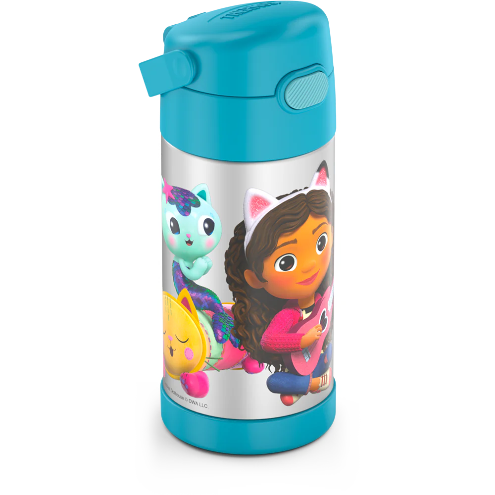 12oz FUNTAINER® WATER BOTTLE GABBYS DOLLHOUSE