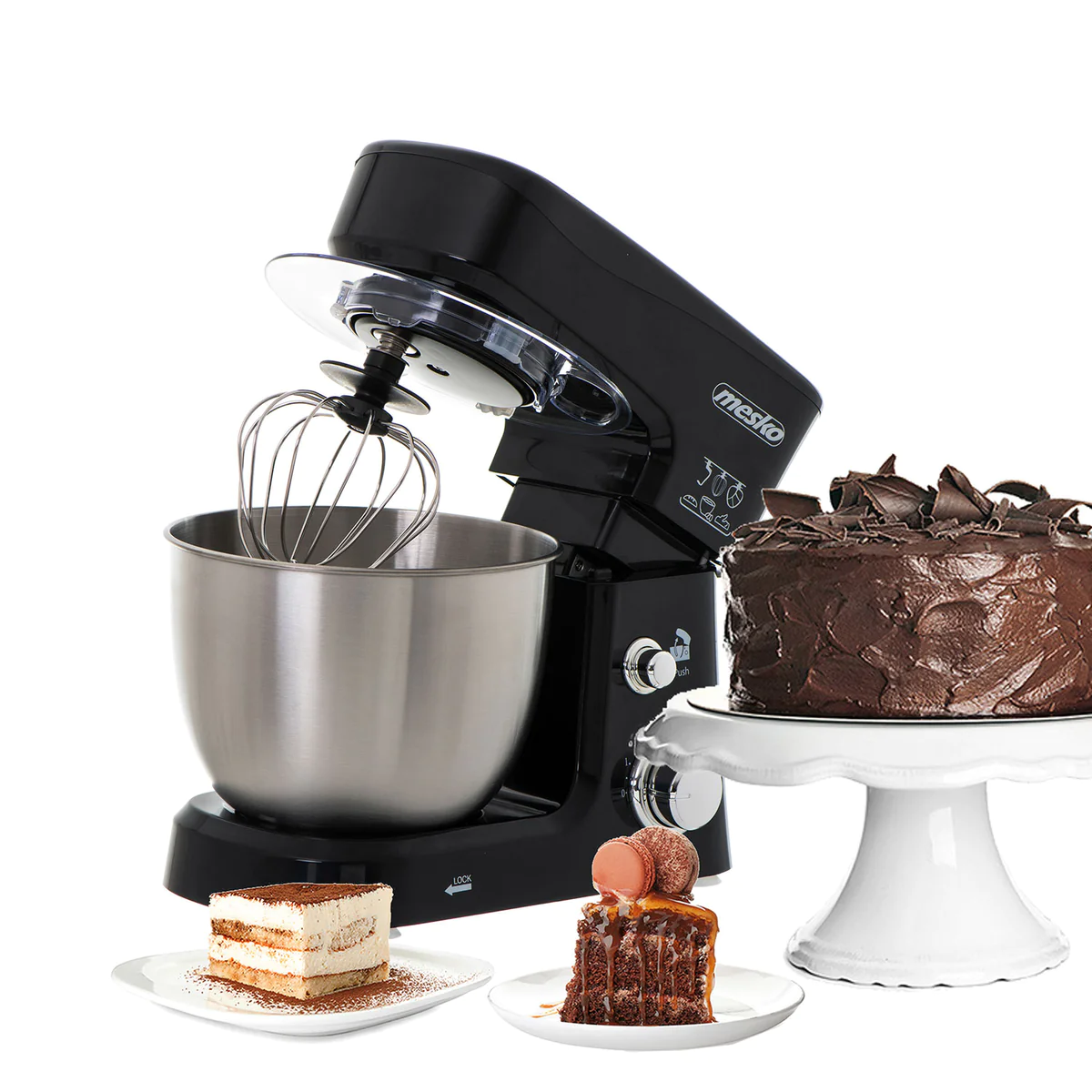 Robot Pâtissier Boulangerie Cuisine Ménager Multifonction Bol 3,5L 120