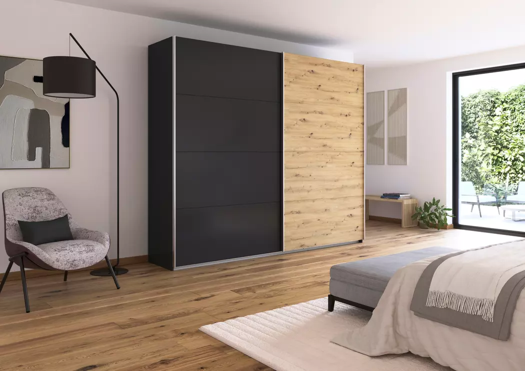 Schwebetürenschrank Quadra 271 x 229 cm