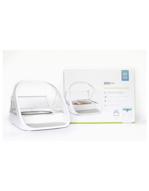 Surefeed Microchip Voerbak Connect - Kattenvoerbak - 21.5x22.7x31 cm Wit