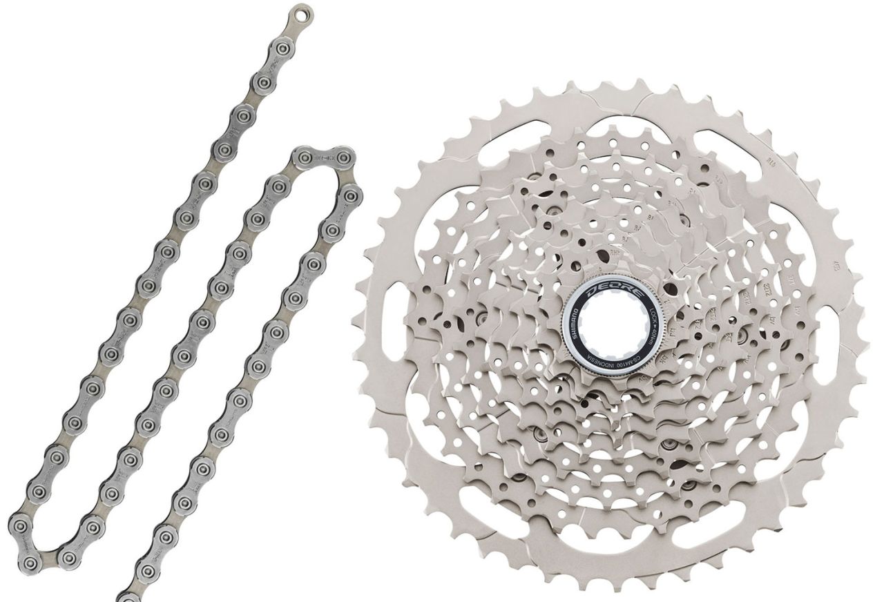 Shimano DEORE CN-HG54+CS-M4100 10-fach Verschleissset 11-46 kaufen | Bike-Discount